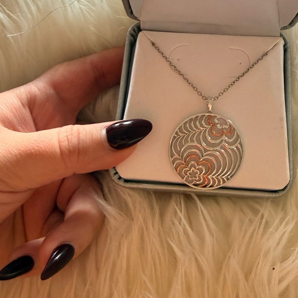 14k Silver Pendant Necklace